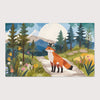 Nursery and Kids Fox Rug - Fox on Tour