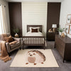 Nursery and Kids Hedgehog Area Rug - Pint-Sized Prowler