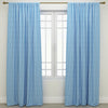 Parker Courtyard Blue Kids Curtains