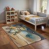 Nursery and Kids Dinosaur Rug - Cosmic Dino Discovery