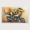 Nursery and Kids Dinosaur Area Rug - Roaring Rider Rex