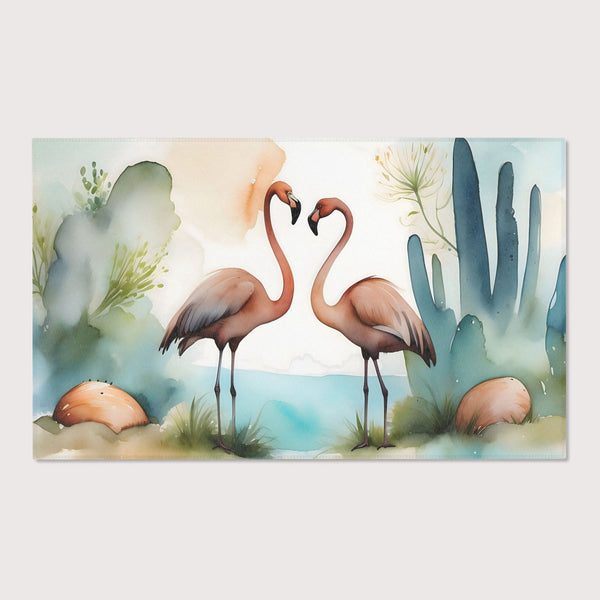 Flamingo Rug for Kids and Nursery Rooms - Flamingo Serenade