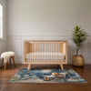 Kids and Nursery Bear Area Rug - Bear’s Moonlit Tales