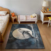 Whale Area Rug for Nursery and Kids Rooms - Midnight Marine Magic