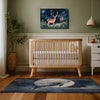 Whale Area Rug for Nursery and Kids Rooms - Midnight Marine Magic