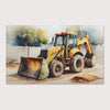 Construction Rug for Kids and Nursery Rooms - Bouncy Bulldozer