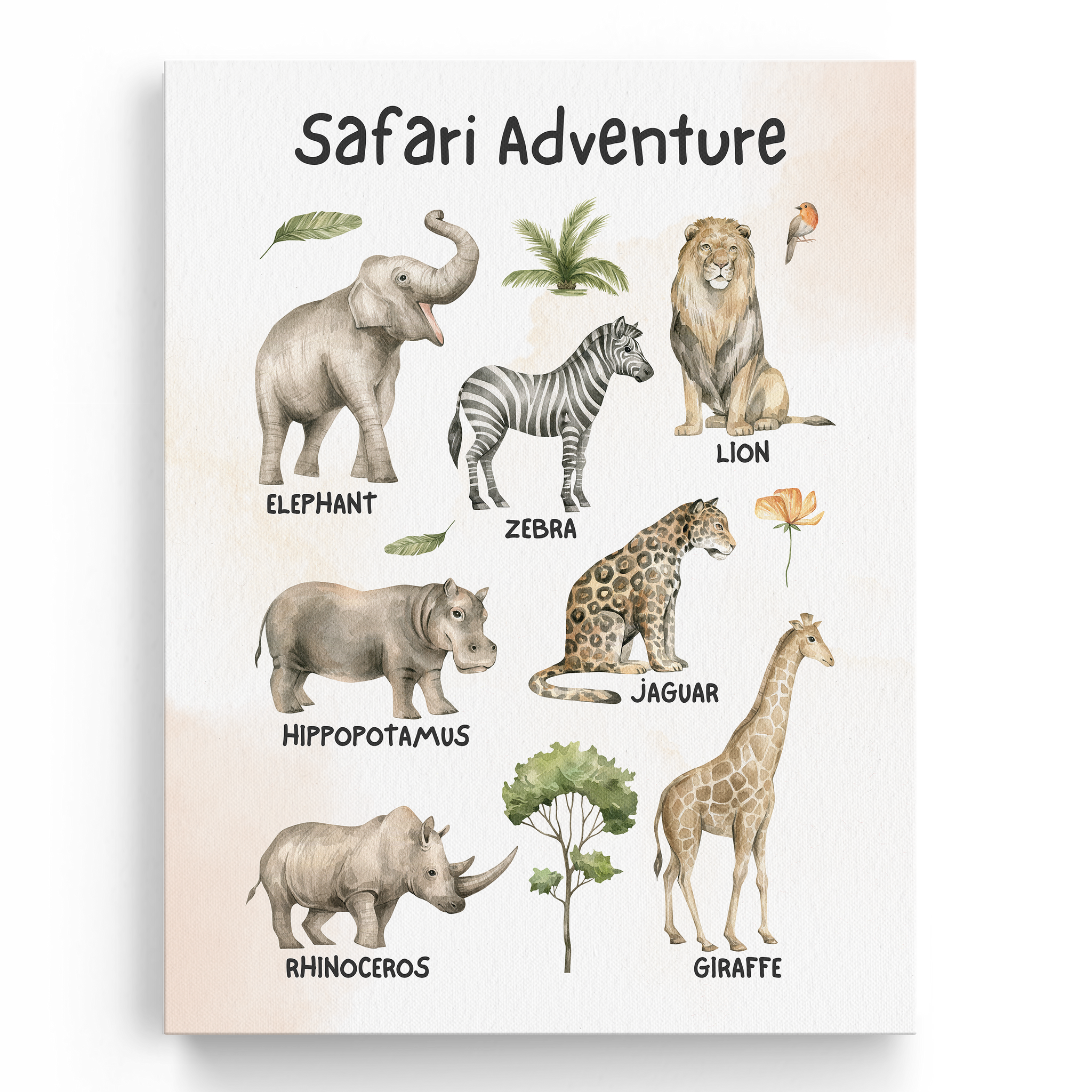 Educational Safari Wall Art