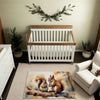 Squirrel Rug for Kids and Nursery Rooms - Acorn Adventures