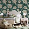 Kids and Nursery Flower Wallpaper - Twilight Peony Garden