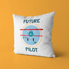 Airplane Throw Pillows | Set of 3 | Future Flyer | For Nurseries & Kid's Rooms