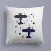 Airplane Throw Pillows | Set of 3 | Collection: Snuggly Landing | For Nurseries & Kid's Rooms