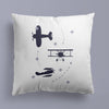 Airplane Throw Pillows | Set of 3 | Collection: Snuggly Landing | For Nurseries & Kid's Rooms