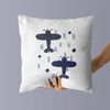 Airplane Throw Pillows | Set of 3 | Collection: Snuggly Landing | For Nurseries & Kid's Rooms