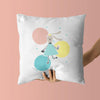 Bunny Throw Pillows | Set of 3 | Collection: Ray Of Sunshine | For Nurseries & Kid's Rooms