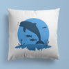 Dolphin Throw Pillows | Set of 3 | Collection: Dolphin Lagoon | For Nurseries & Kid's Rooms