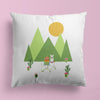 Llama Throw Pillows | Set of 3 | Collection: Carefree Llama | For Nurseries & Kid's Rooms