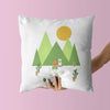 Llama Throw Pillows | Set of 3 | Collection: Carefree Llama | For Nurseries & Kid's Rooms