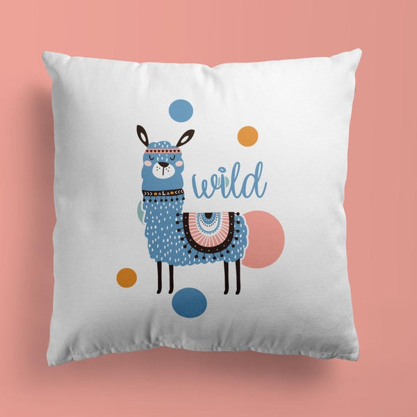 Llama Throw Pillows | Set of 3 | Wild Heart | For Nurseries & Kid's Rooms