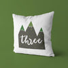 Mountain Throw Pillows | Set of 3 | Count With Me | For Nurseries & Kid's Rooms