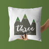 Mountain Throw Pillows | Set of 3 | Count With Me | For Nurseries & Kid's Rooms