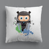 Ninja Throw Pillows | Set of 3 | Ninja Academy | For Nurseries & Kid's Rooms