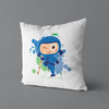 Ninja Throw Pillows | Set of 3 | Ninja Academy | For Nurseries & Kid's Rooms