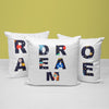 Reading Throw Pillows | Set of 3 | Collection: Love Your Dreams | For Nurseries & Kid's Rooms