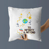 Space Throw Pillows | Set of 3 | Stellar Infinity | For Nurseries & Kid's Rooms