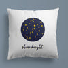 Stars Throw Pillows | Set of 3 | Collection: Bright as Stars | For Nurseries & Kid's Rooms