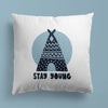 Teepee Throw Pillows | Set of 3 | Collection: Young and Curious | For Nurseries & Kid's Rooms