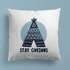 Teepee Throw Pillows | Set of 3 | Collection: Young and Curious | For Nurseries & Kid's Rooms