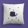 Whale Throw Pillows | Set of 3 | Collection: Go with the Flow | For Nurseries & Kid's Rooms