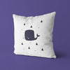 Whale Throw Pillows | Set of 3 | Collection: Go with the Flow | For Nurseries & Kid's Rooms