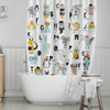 Animals Kids' Shower Curtains - Animal Letters