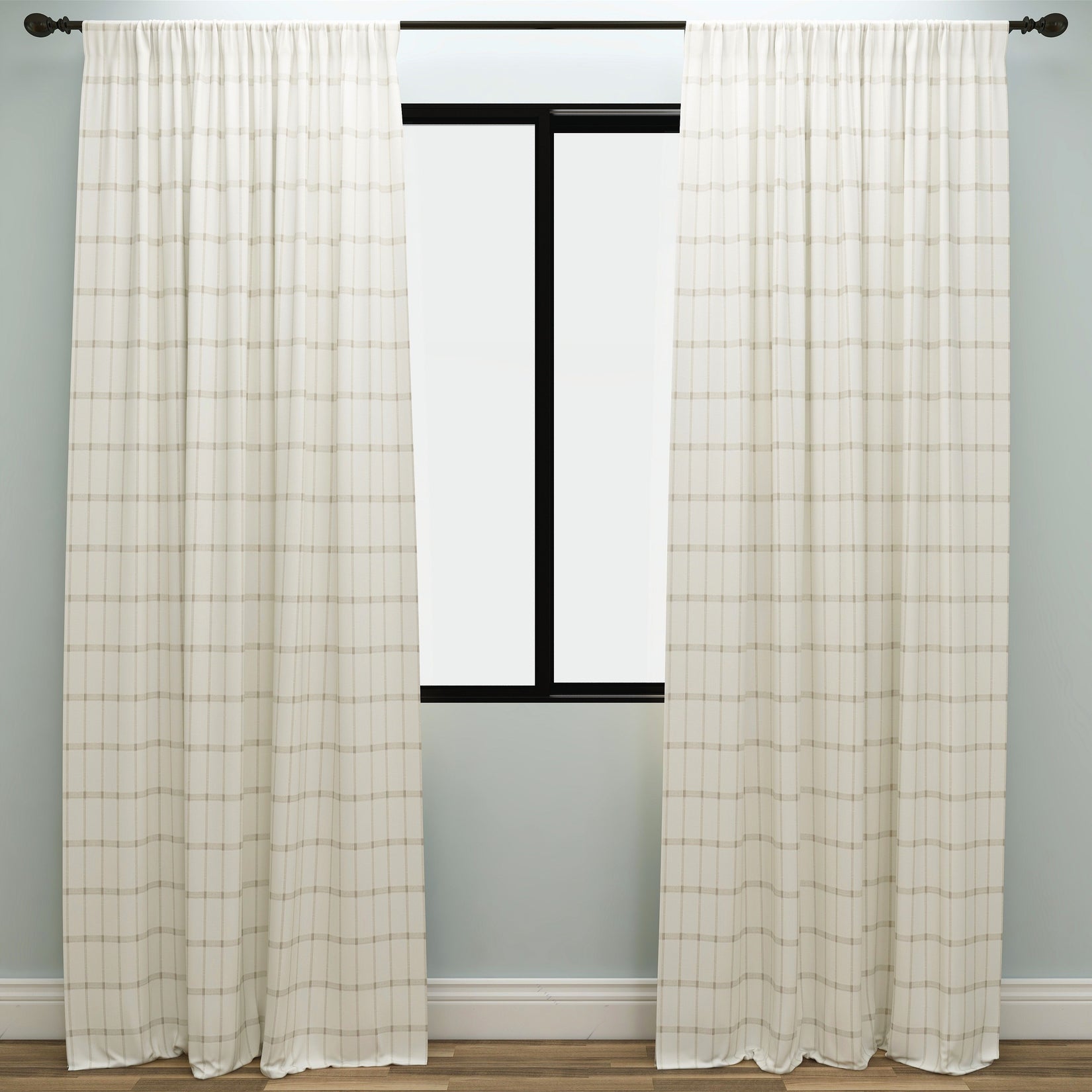 Aaron Ecru Slub Kids Curtains