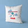 Airplane Throw Pillows | Set of 3 | Collection: Snuggly Landing | For Nurseries & Kid's Rooms