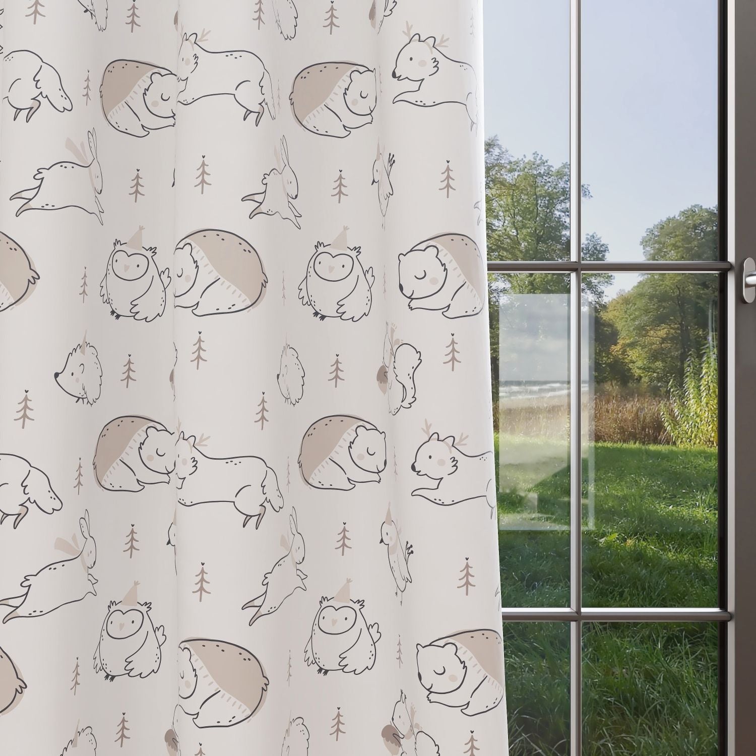 Animals Kids & Nursery Blackout Curtains - Animal Carols