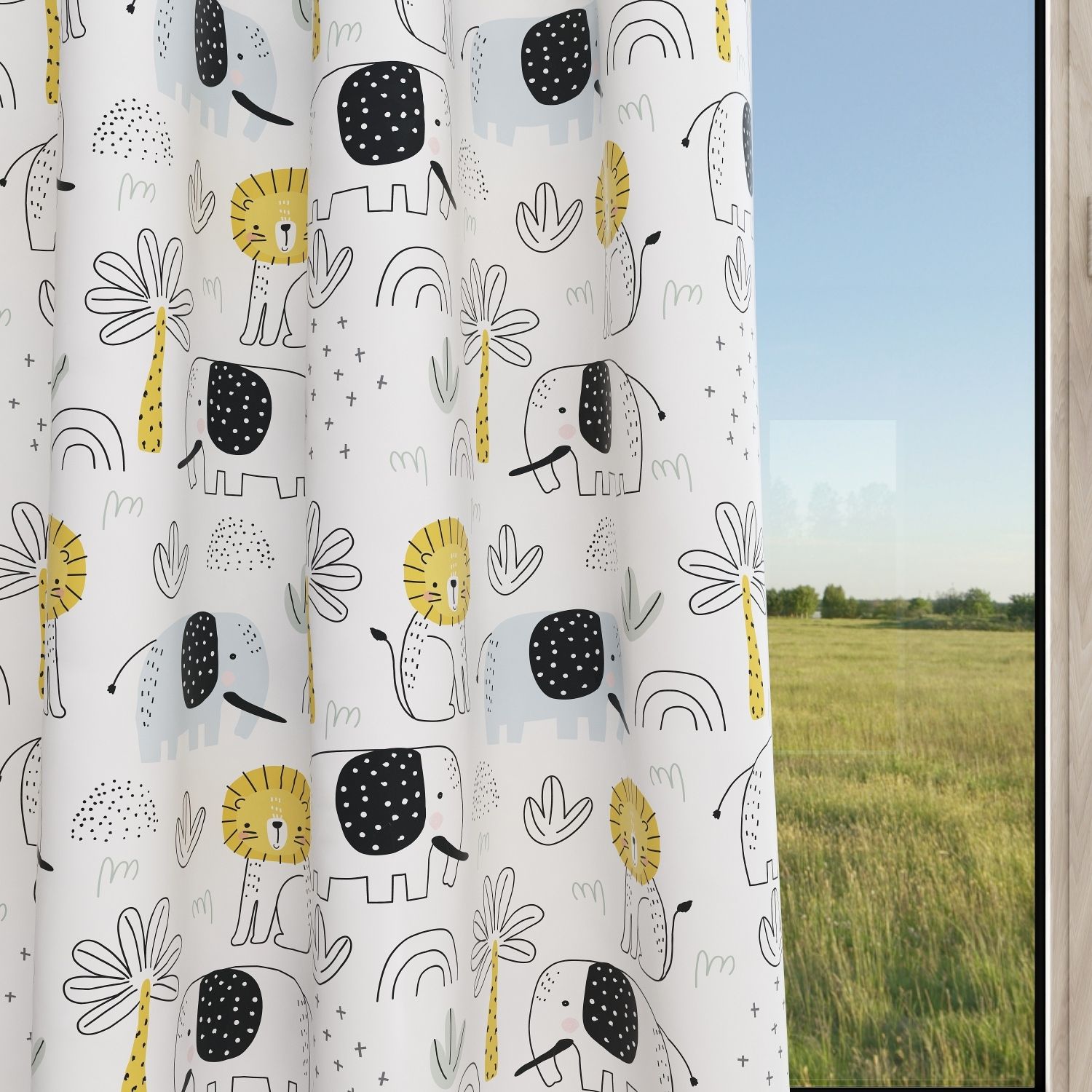 Animals Kids & Nursery Blackout Curtains - The Chase