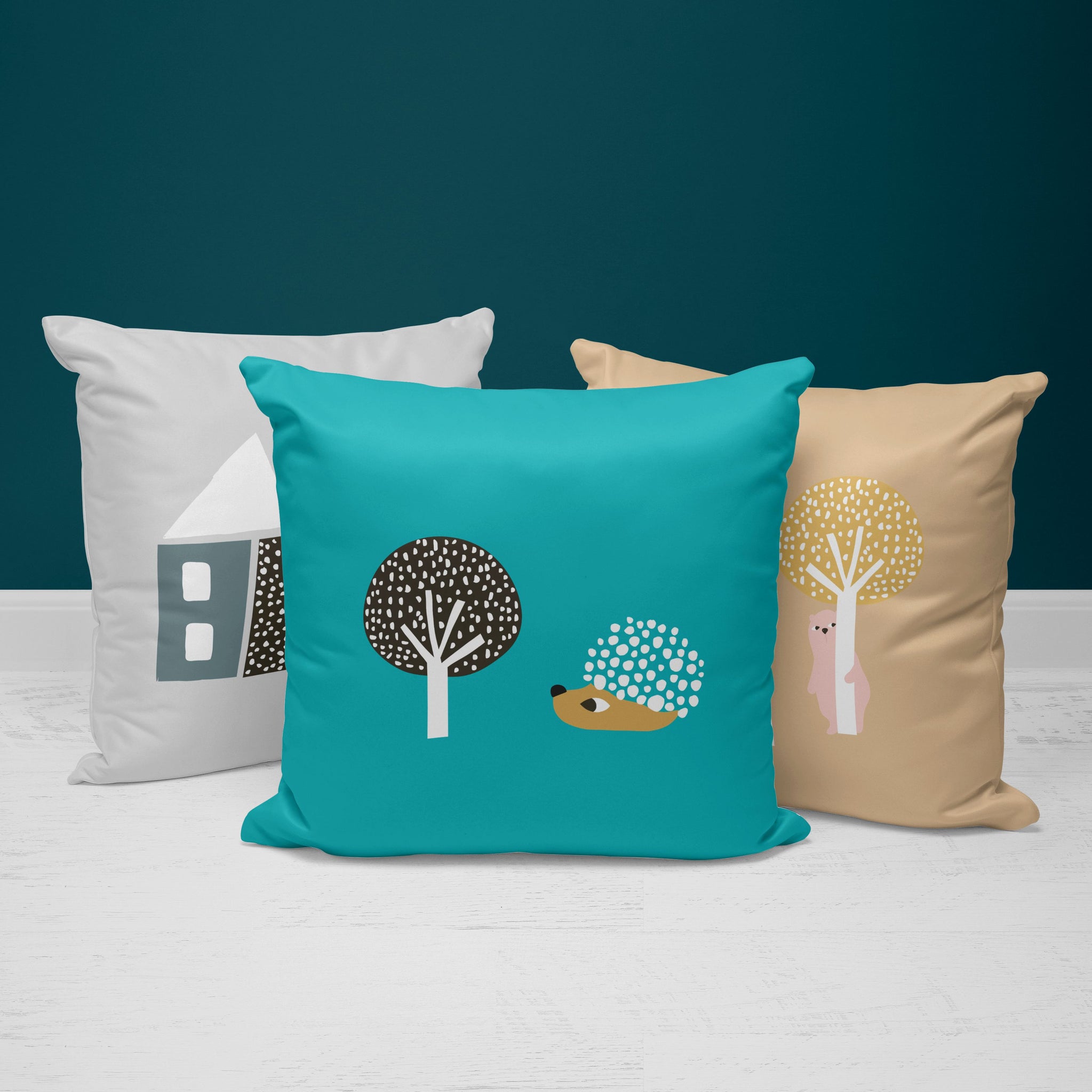 Adventure Pillows | Set of 3 | Bound to Hideland | For Nurseries & Kid's Rooms