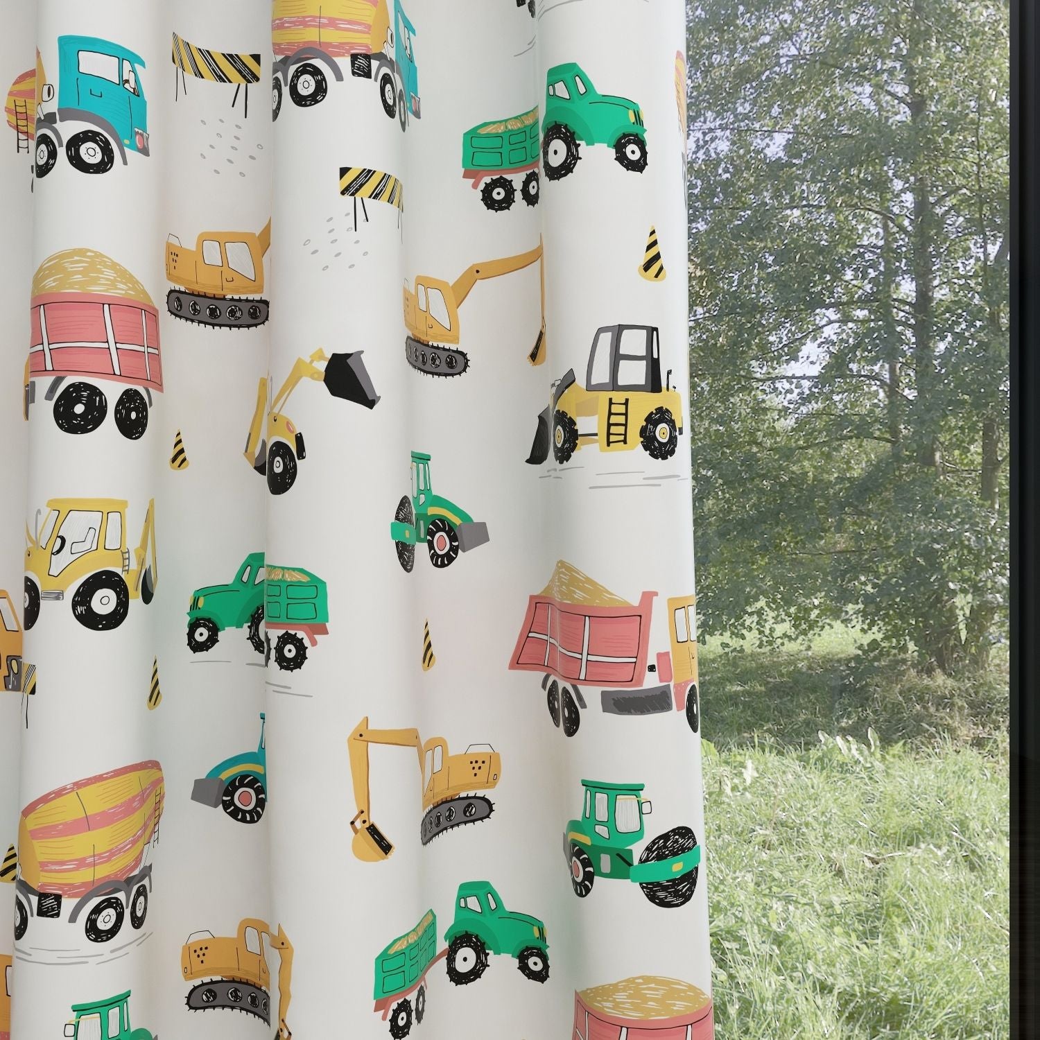 Constructions Kids & Nursery Blackout Curtains - Build Your Dreams