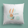 Bunny Throw Pillows | Set of 3 |  Live, Laugh, Love | For Nurseries & Kid's Rooms