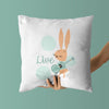 Bunny Throw Pillows | Set of 3 |  Live, Laugh, Love | For Nurseries & Kid's Rooms