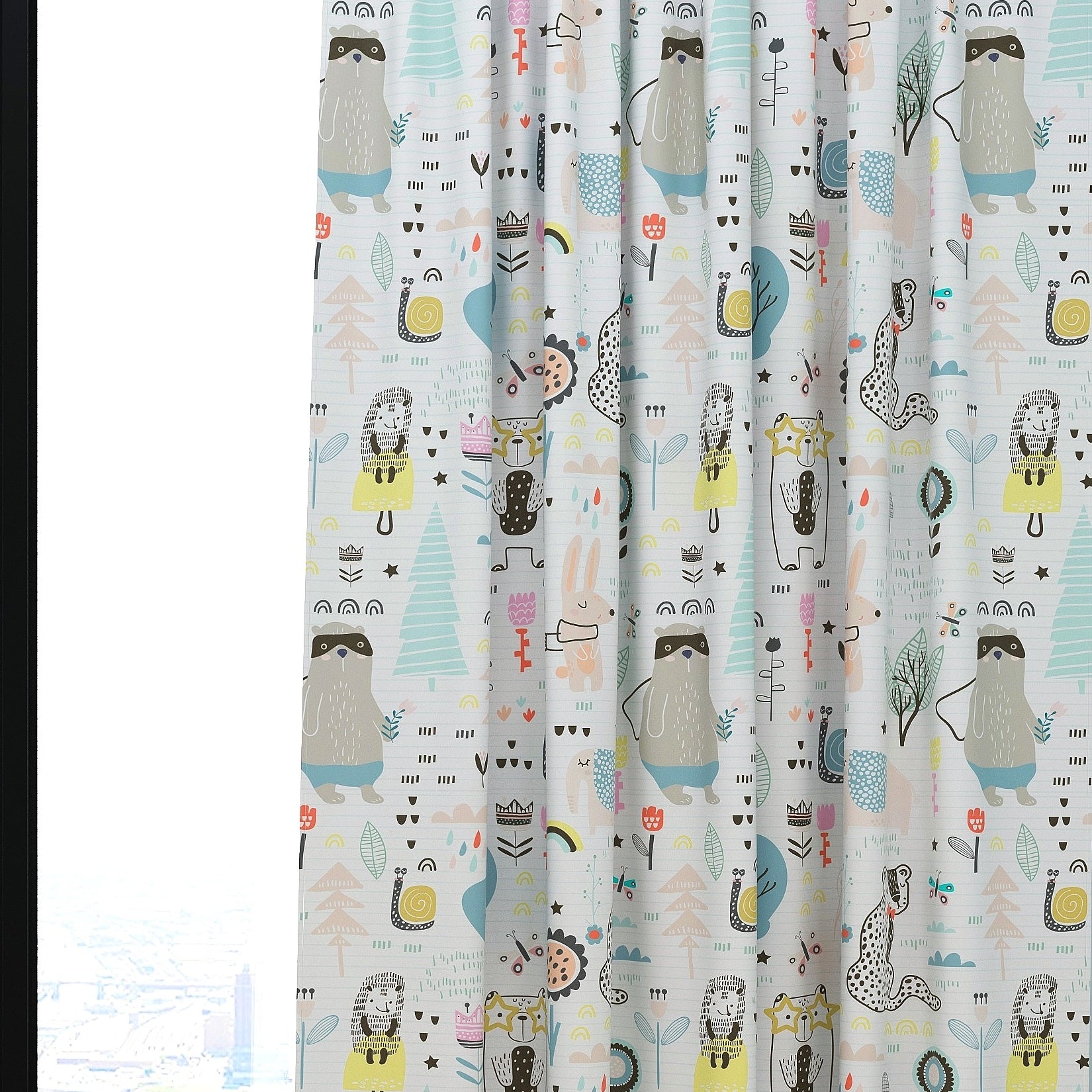 Animals Kids & Nursery Blackout Curtains - Woodland Garden