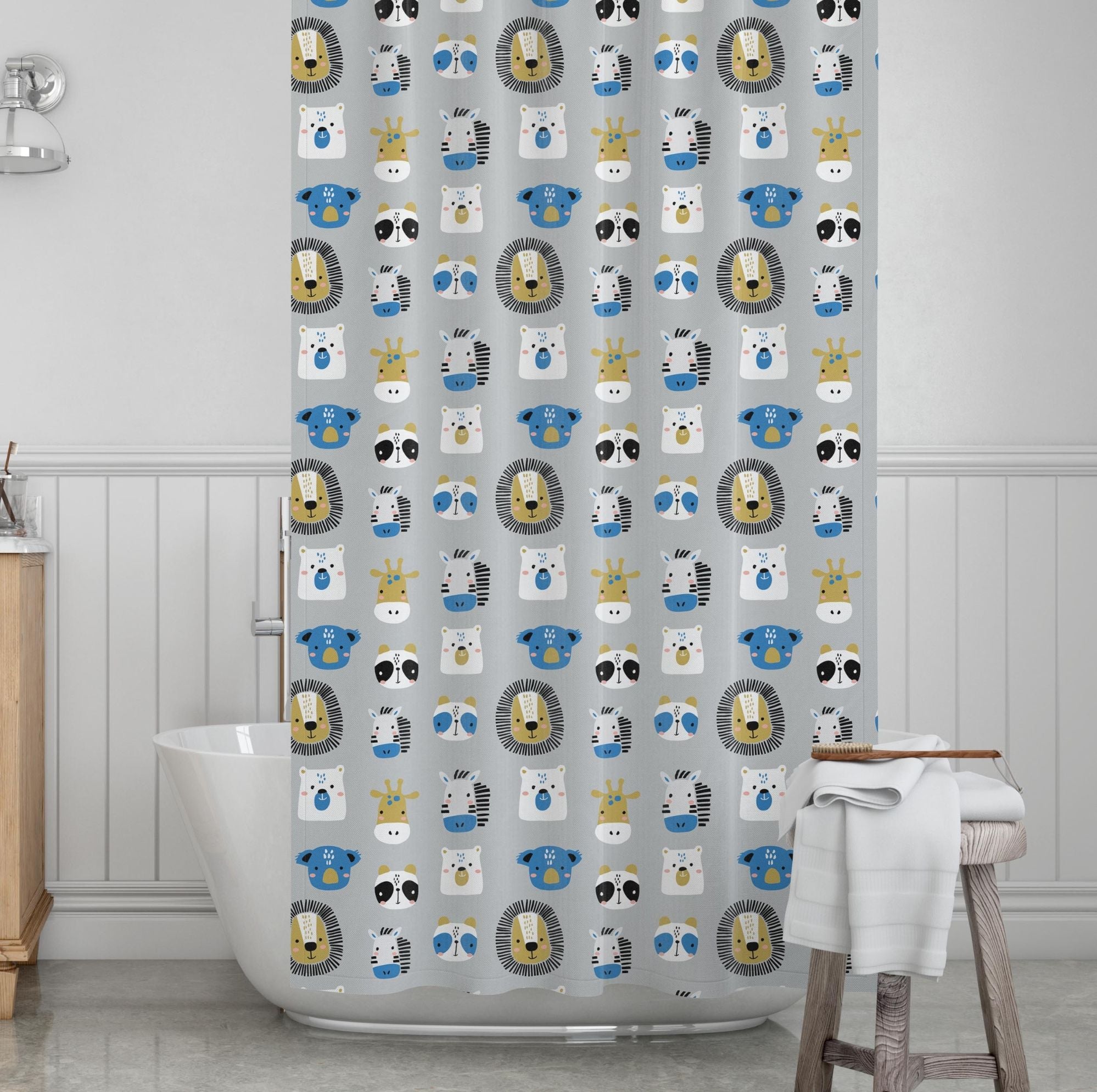 Zoo Kids' Shower Curtains - Wild and Free