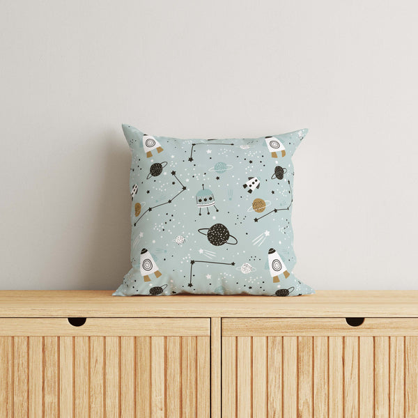 Space Kids & Nursery Throw Pillow - Over the Moon