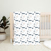 Personalized Elephant Blanket for Babies, Toddlers and Kids - Trunks and Kisses