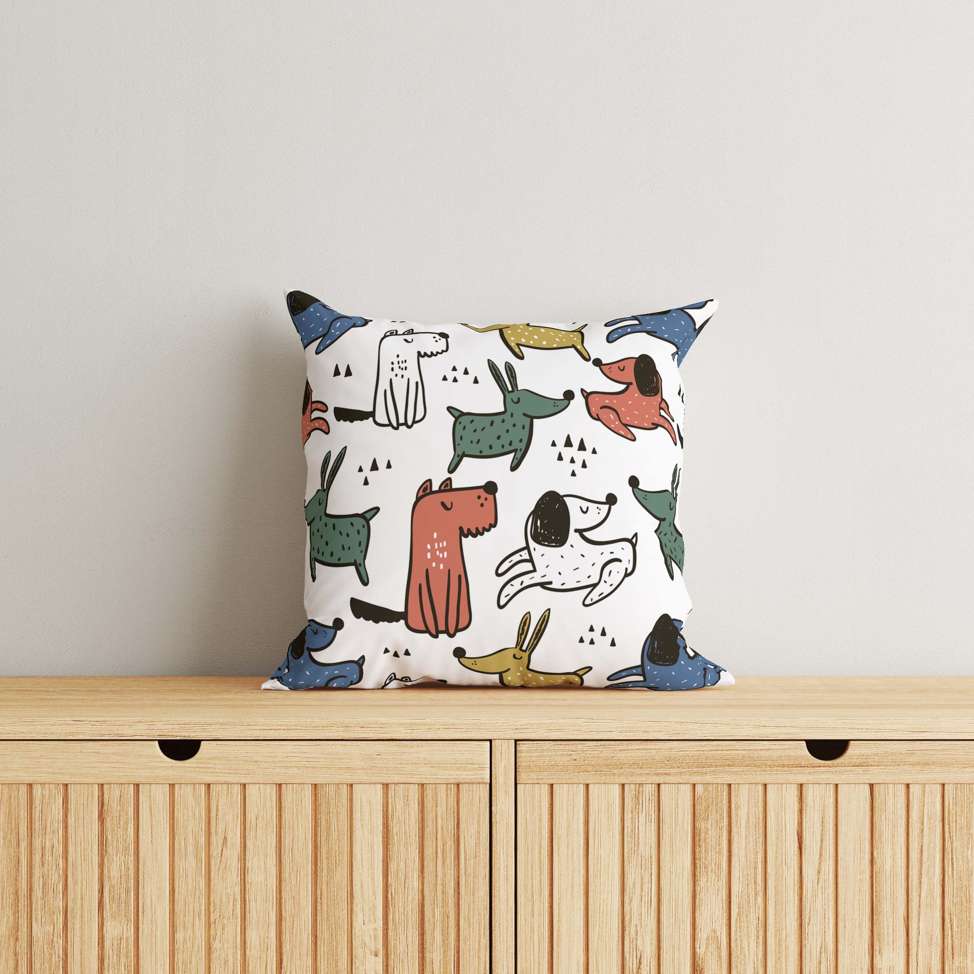 Dog Kids & Nursery Throw Pillow - Dog Park