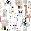 Animal Kids & Nursery Blackout Curtains - Animal Parade