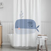 Underwater Kids' Shower Curtains - Whale Hello There