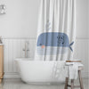 Underwater Kids' Shower Curtains - Whale Hello There